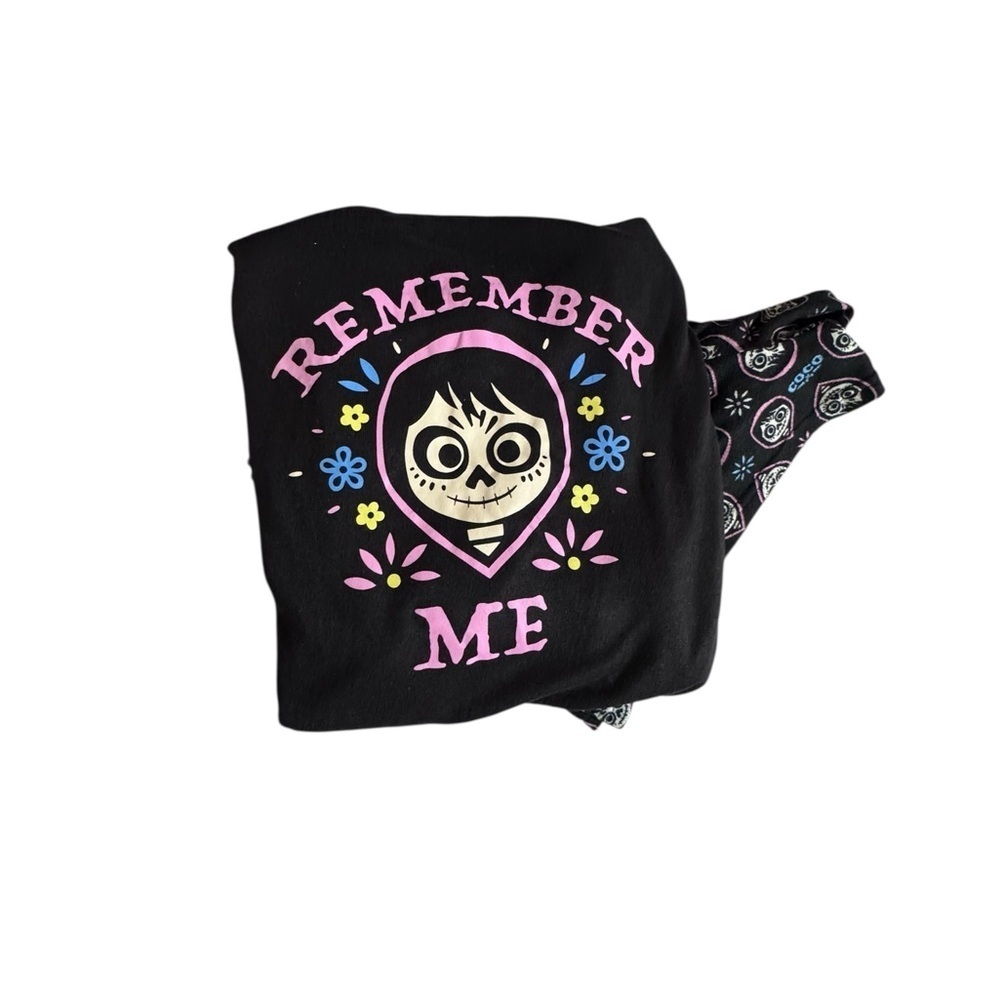 Disney Black and Pink Coco Pajama Set - Picture 1 of 11